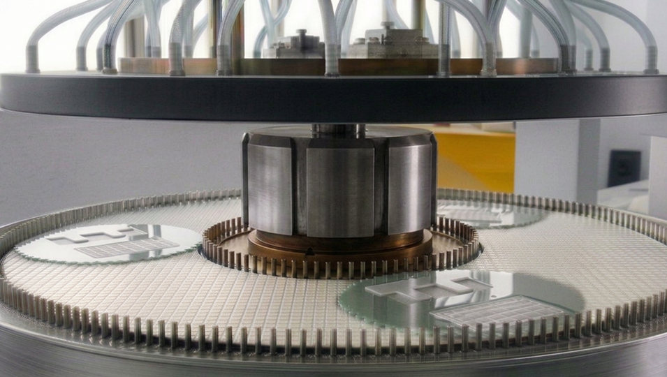 diamond polsihing pad attach single disc polishing machine
